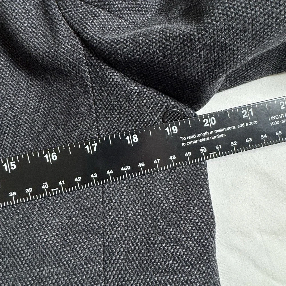 VICTORINOX Blazer Jacket Utility Dark Gray Cotton - Men's Small
